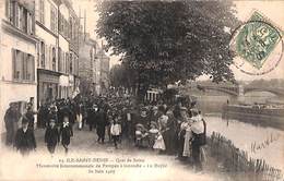 93 - Ile-Saint-Denis - Quai De Seine (top Animation 1907, Photo Octave Liva) - L'Ile Saint Denis