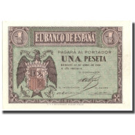 Billet, Espagne, 1 Peseta, 1938, 1938-04-30, KM:107a, SPL+ - 1-2 Peseten