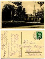 Germany 1927 Postcard Bitterfeld - Partie An Den Binnengärten, To Chemnitz - Bitterfeld