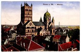 Germany 1920‘s Postcard Neuss A. Rh. - Münster / Cathedral - Neuss