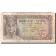 Billet, Espagne, 5 Pesetas, 1943, 1943-02-13, KM:127a, TB+ - 5 Pesetas