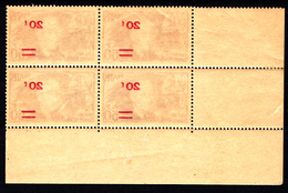 FRANCE - N° 493 - CLEMENT ADER - SURCHARGE DEPLACEE -  IMPRESSION RECTO-VERSO - LUXE - Unused Stamps