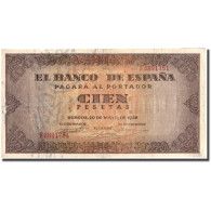 Billet, Espagne, 100 Pesetas, 1938, 1938-05-20, KM:113a, TTB - 100 Peseten