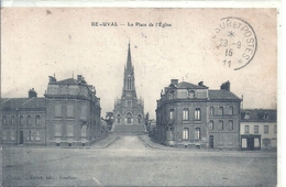 SOMME - 80 - BEAUVAL - Place De L'église - Beauval