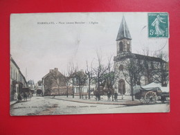 CPA 95 PIERRELAYE PLACE LEVEAU BEAUCHET EGLISE - Pierrelaye