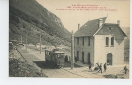 BAGNERES DE BIGORRE - GRIPP - La Gare Du Tramway De BAGNERES à GRIPP - Vue Vers BAGNERES (voir Dos ) - Bagneres De Bigorre