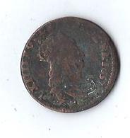 Monnaie France Louis XIIII Liard De France I 1657 - 1643-1715 Luigi XIV El Re Sole