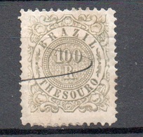 BRAZIL THESOURO   100 R - Used Stamps