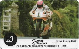 Isle Of Man - Chip - TT Racers 95 - Steve Hislop, 3£Mp, 1995, 5.000ex, Used - Isle Of Man