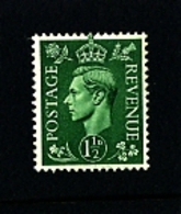 GREAT BRITAIN - 1951  KGVI   1 1/2d  COLOURS CHANGED  MINT NH - Ongebruikt