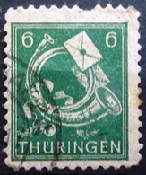 ALLEMAGNE    Zone Soviétique Thuringe            N° 4            OBLITERE - Other & Unclassified