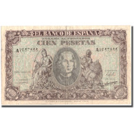 Billet, Espagne, 100 Pesetas, 1940, 1940-01-09, KM:118a, TTB - 100 Peseten