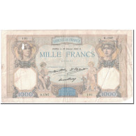 France, 1000 Francs, 1932, 1932-02-25, TB, Fayette:37.6, KM:79b - 1 000 F 1927-1940 ''Cérès Et Mercure''