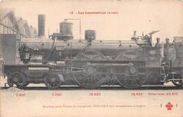 ¤¤   -   Les Locomotives  -  Machine Pour Train De Voyageurs (Ouest)  -  Cheminots   -   ¤¤ - Trains