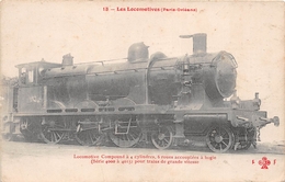 ¤¤   -   Les Locomotives  -  Machine Pour Train De Grande Vitesse (Paris - Orléans)   -   ¤¤ - Eisenbahnen