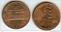 Etats-Unis USA 1 Cent 2003 KM 201b - 1959-…: Lincoln, Memorial Reverse