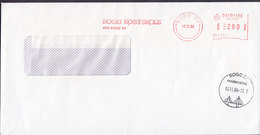 Denmark Slogan Flamme 'Bogø Kostskole' BOGØ BY 1986 Meter Cover Freistempelbrief & Sonderstempel ! - Franking Machines (EMA)