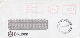 Denmark BIKUBEN (Bank) Slogan Flamme FAKSE LADEPLADS 1989 Meter Cover Freistempelbrief & Sonderstempel ! - Frankeermachines (EMA)