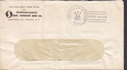 Panama REPRESENTANTES EARL ROEBUCK AND Co. 'Porte Pagado' ABR 1952 Cover Brief - Panama