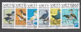 Vietnam 1972 Birds Mi#701-706, Used - Viêt-Nam