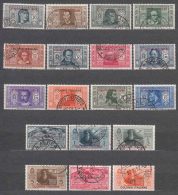Italy Colonies General Issues, 1932 Sassone#11-22 And Posta Aerea Sassone#A8-A13 Mi#1-18 Used - Algemene Uitgaven