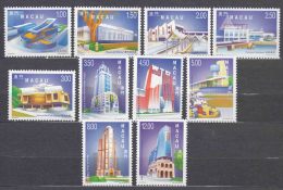 Macao Macau Portugal 1999 Mi#1027-1036 Mint Never Hinged - Neufs