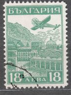 Bulgaria 1932 Airmail Mi#249 Used - Oblitérés