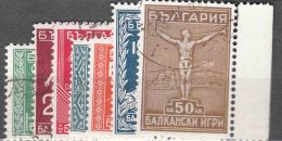 Bulgaria 1931 Sport Balkan Games Mi#242-248 Complete Set, Used - Usati