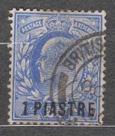 Great Britain Offices In Turkey 1911 Levant Mi#40 Used - Other & Unclassified