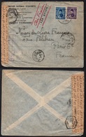 EGYPTE - EGYPT - ALEXANDRIE - AIR FRANCE / 1949 LETTRE AVION CENSUREE POUR LA FRANCE(ref 3530) - Brieven En Documenten