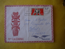 Envelope De Nouvelle Calédonie - Poste En 1969 -  Oblitéré Avec Timbres Numéro 362 - Covers & Documents