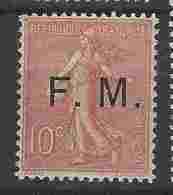 * Franchise Militaire N°4 Type Semeuse Lignée 10c - Military Postage Stamps