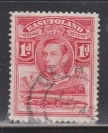 BASUTOLAND Scott # 19 Used - KGVI & Crocodile - 1933-1964 Colonia Britannica