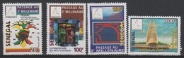 Sénégal 2001 Mi. 1920 - 1923 FESNAC Passage Au 3e Millénaire Jahrtausendwende 3rd Millenary - Sénégal (1960-...)