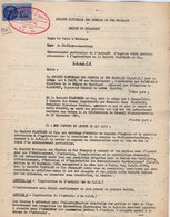 VP12.747 - Acte De 1963 - Entre La S.N.C.F Ligne De PARIS à BORDEAUX - Gare DES CORPS & La Sté PLANCHARD à TOURS - Spoorweg