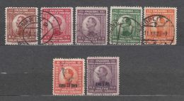 Yugoslavia Kingdom 1923/4 Mi#169-175 Used - Gebruikt