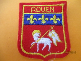 Ecusson Tissu Ancien à Coudre/Ville De ROUEN  / Seine Maritime/  Années 1970-1980                ET231 - Patches