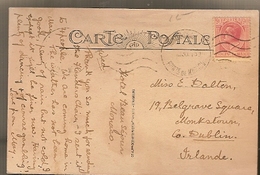 Monaco & Marcofilia, Souvenir De Monaco, Monte Carlo, Dublin 1930 (7997) - Brieven En Documenten