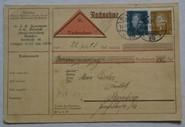 DR Nachnahme/Quittung (Reichsmark Aus 1929 Siehe Scan(LS38 - 1900 – 1949