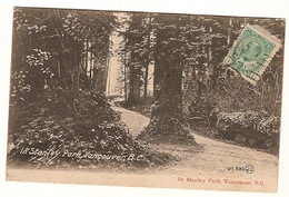 Canada & Marcofilia, In Stanley Park, Vancouver, British Columbia, Angoulême France 1902 (6666) - Storia Postale