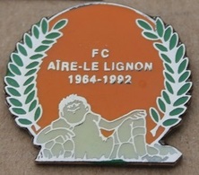 FC AÏRE-LE-LIGNON 1964 / 1992 - GENEVE - VERNIER - SUISSE - FOOTBALL- FOOT - SOCCER TEAM - CALCIO-FUSSBALL-LAURIERS-(20) - Football