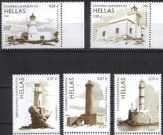 Mint Stamps Lighthouses  2009  From Greece - Agriculture