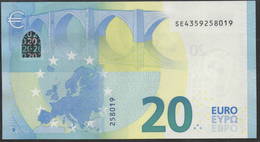 EURO 20  ITALIA SE S018  "35"  DRAGHI  UNC - 20 Euro