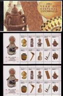 South Africa 1997 Booklet Year Of Cultural Experiences Cultures Heritage Art Basket Pipe Vessel Stamps MNH SG SB42 - Nuevos