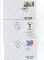 Mayotte 1997-2011 > Lot De 6 Lettres 1ier Jour-2006/07 - N°187-188-189-192-194-196 - Storia Postale