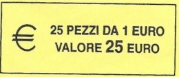 RARO ITALIA  2016 - ROLL  1 EURO  ORIGINALE ZECCA - DATA VISIBILE - FDC - Rollen