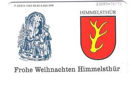 Germany - K 1242 09/93 - Frohe Weihnachten Himmelsthür - Christmas - Xmas - Wappen - K-Series: Kundenserie