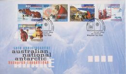 AAT 1997 Antarctic Research Expeditions 5v FDC (39520) - FDC