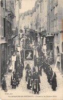 12-VILLEFRANCHE-DE-ROUERGUE- PROCESSION DES PENITENTS NOIRS - Villefranche De Rouergue