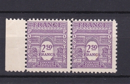 Timbre N°  626**  ( Bloc De 2) - 1944-45 Triumphbogen